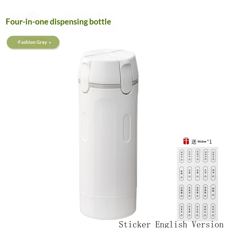 4-in-1 Travel Dispenser | Leak-Proof Refillable Toiletry Bottles - Image 4