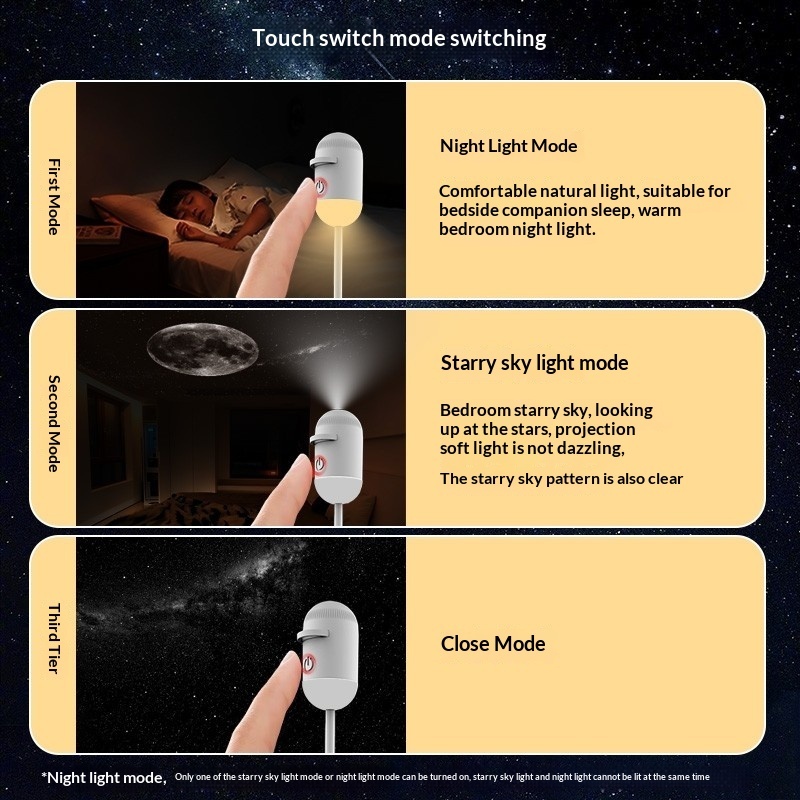 Galaxy Star Projector | Ceiling Night Light for Bedroom & Nursery - Image 9