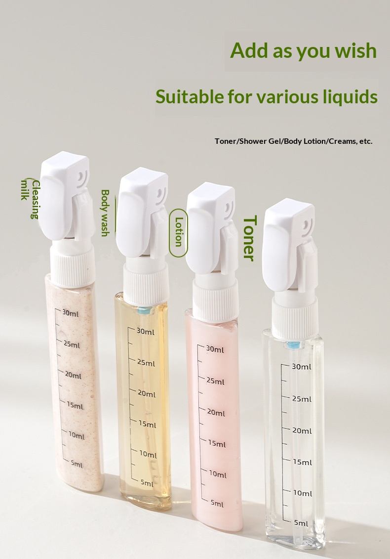 4-in-1 Travel Dispenser | Leak-Proof Refillable Toiletry Bottles - Image 23