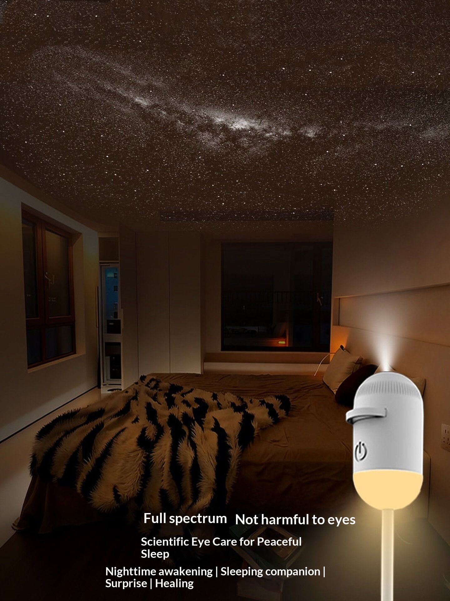 Galaxy Star Projector | Ceiling Night Light for Bedroom & Nursery - Image 12