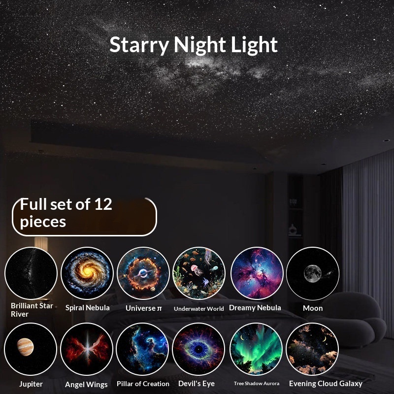 Galaxy Star Projector | Ceiling Night Light for Bedroom & Nursery