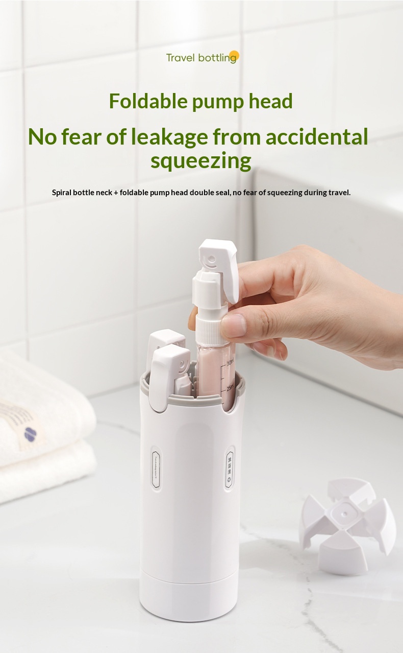 4-in-1 Travel Dispenser | Leak-Proof Refillable Toiletry Bottles - Image 18