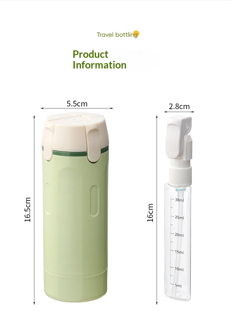 4-in-1 Travel Dispenser | Leak-Proof Refillable Toiletry Bottles - Image 15