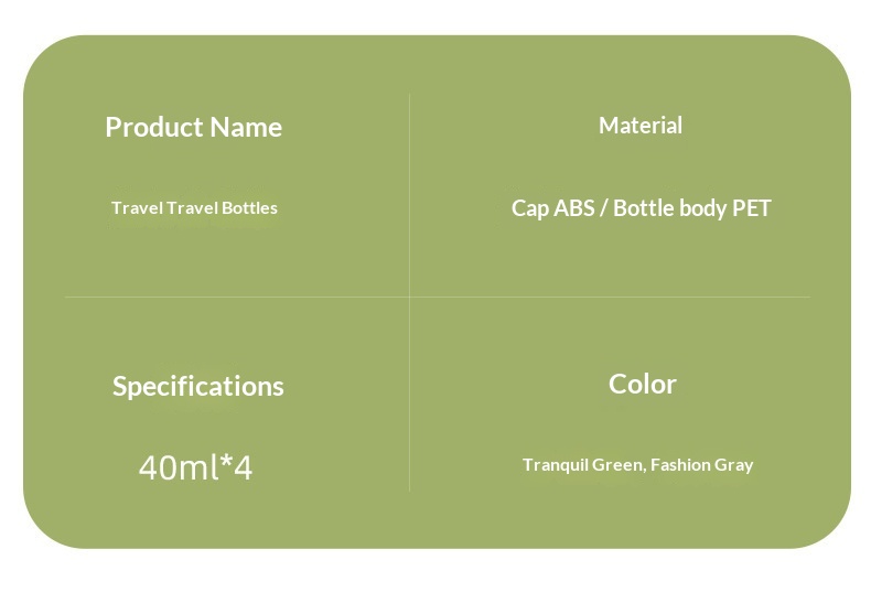 4-in-1 Travel Dispenser | Leak-Proof Refillable Toiletry Bottles - Image 14